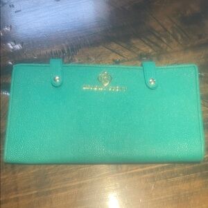 Kendra Scott Turquoise Wallet with Gold Details